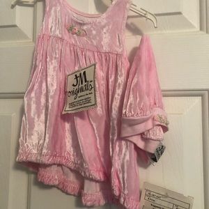JM brand infant girls dress size 3/6 months NWT